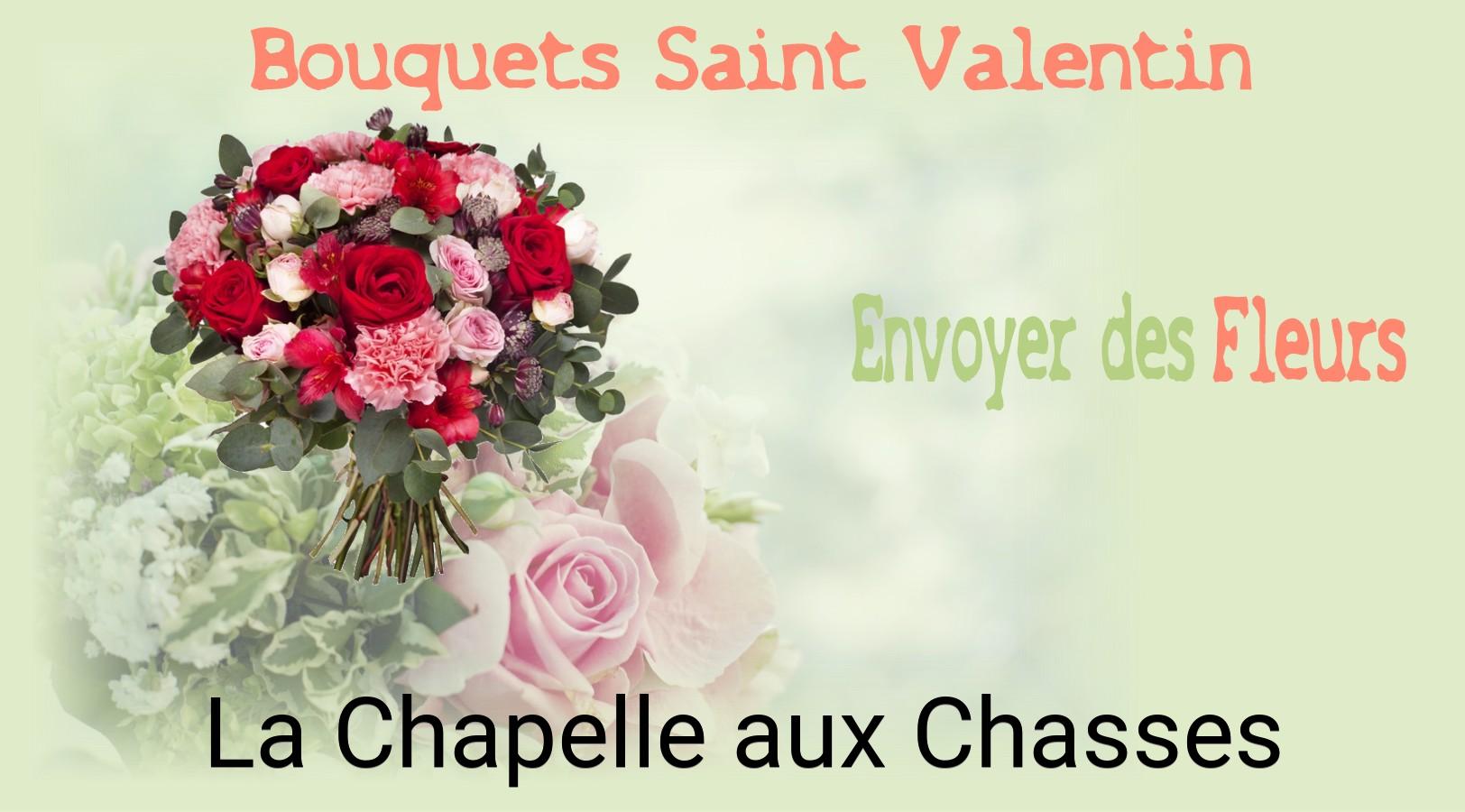 Roses de Saint-Valentin livrées à La Chapelle-aux-Chasses